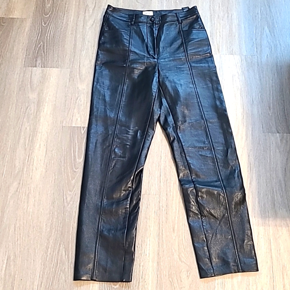 Aritzia Wilfred Leather Pant - 6